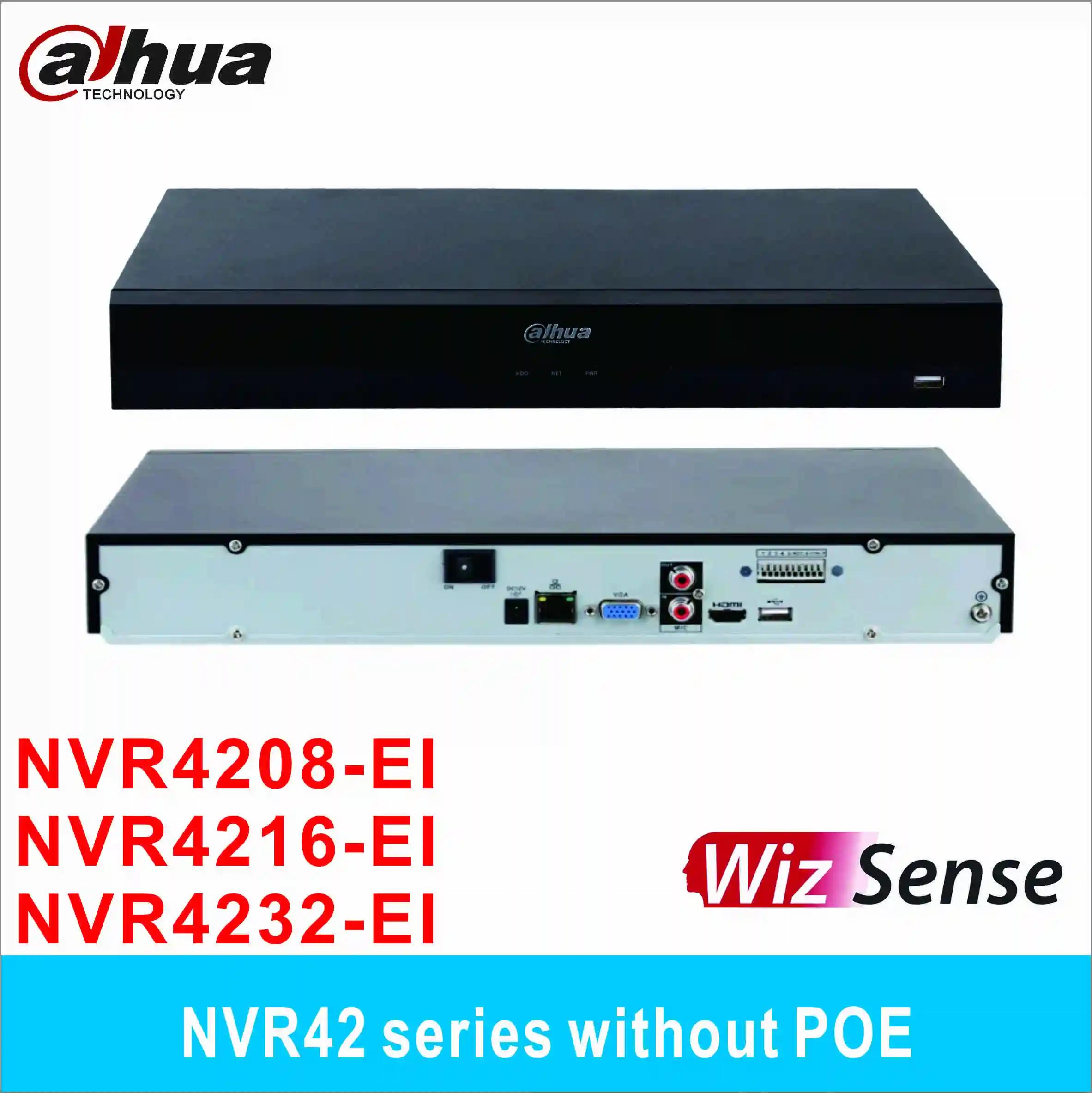 Dahua NVR4208-EI PoE Ʈ  WizSense 4K AI WizSense Ʈũ  , 8CH, NVR4216-EI, 16CH, NVR4232-EI